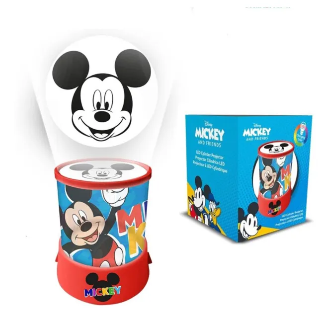Disney Mickey Happy 2-in-1 projector, lamp, nachtlampje Blauw