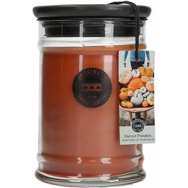 Bridgewater Geurkaars Harvest Pumpkin Large - geurkaars oranje bruin