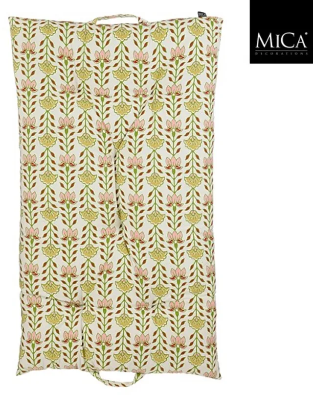 Mica Decorations Corina matraskussen - 100 x 60 x 8 cm - Gebroken Wit