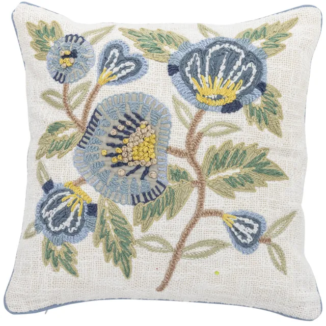 Creative Collection sierkussen Hanna (45x45 cm) Blauw