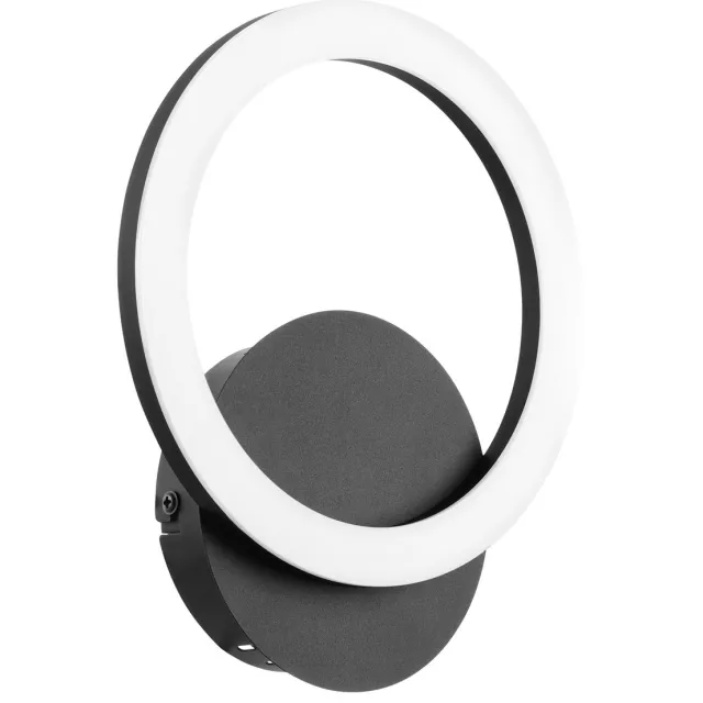 EGLO connect.z Parrapos-Z Smart Wandlamp - 24 cm - Zwart/Wit - Instelbaar wit licht - Dimbaar - Zigbee