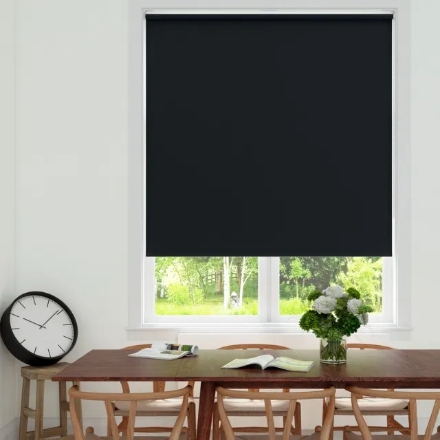 Decosol Rolgordijn Verduisterend - Zwart (5710) - 150 x 190 cm