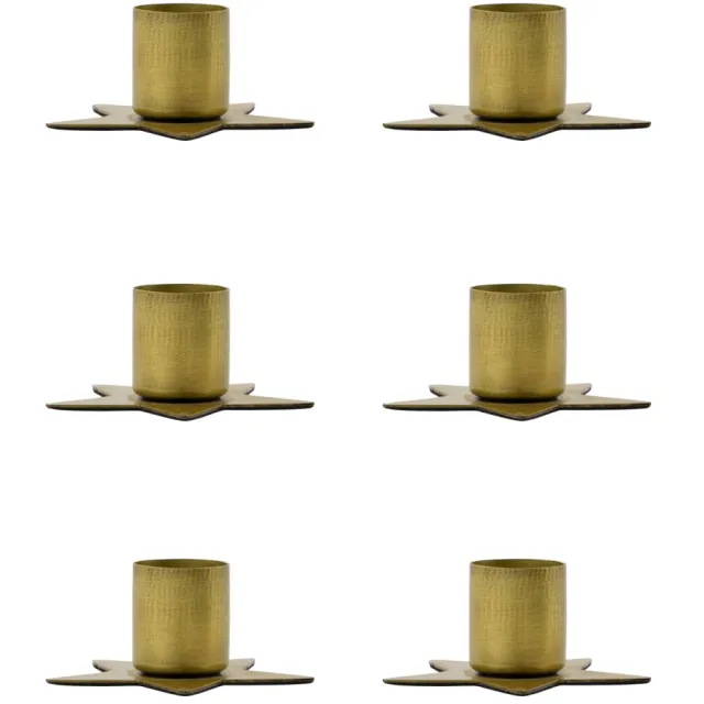 House Doctor kerst kaarshouder Stage antiek brass finish