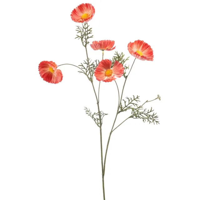 Emerald Kunstbloem Cosmos 70cm oranje - Kunstplant voor binnen