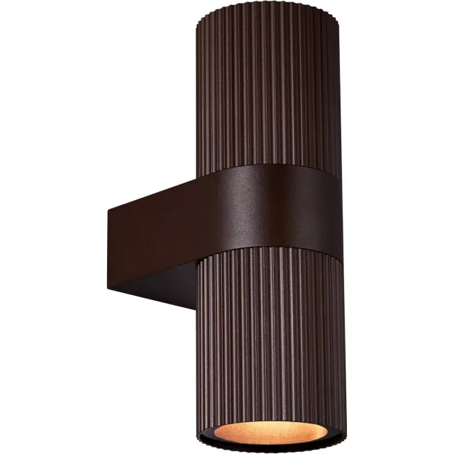 Nordlux Kyklop ripple-wandlamp-2xGU10-roestkleurig Roestig