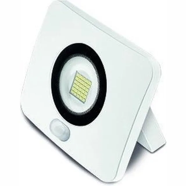 ABC-Led 50W LED Schijnwerper Flat PIR Sensor - IP65 3000 Lumen - Koud Wit - Wit