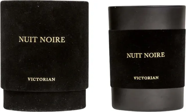 Victorian geurkaars Velvet Nuit Noire zwart