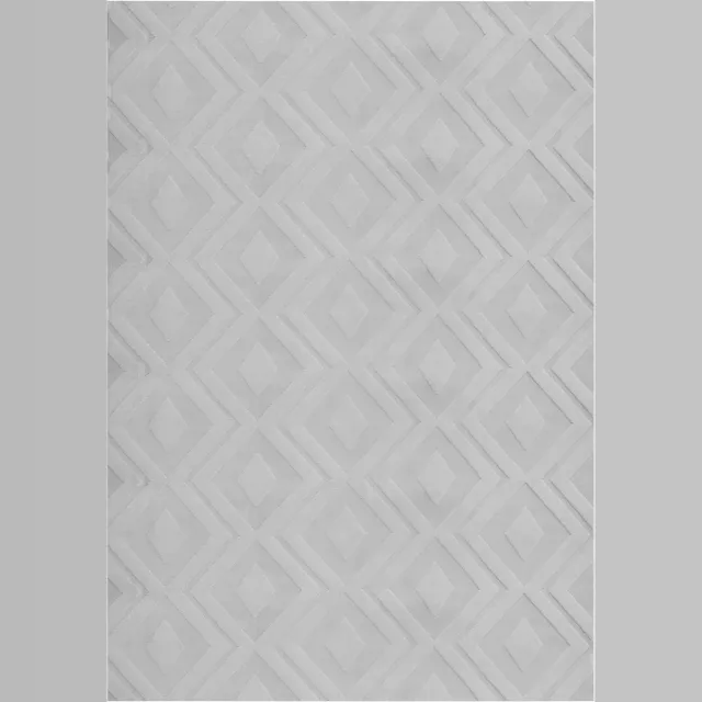 Beliani KEVIREL - Vloerkleed - Grijs - 160 x 230 cm - Jaquard