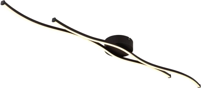 Globo Plafonniere - zwart - BOYD - metaal - LED - 67336-30 - Globo