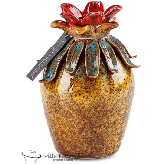 Villa Pottery Larissa Geel 17.5x15.5x22