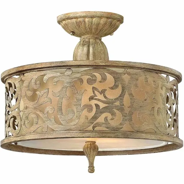 Steady Lighting Plafondlamp - Steady Lighting - Metaal- E27 - L: 37.5cm - Voor Binnen - Woonkamer - Eetkamer - Champagne