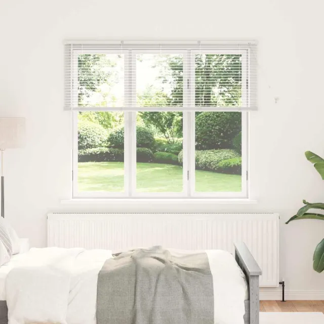 vidaXL Venetiaanse jaloezie Wit 130 x 155 cm 25 mm Aluminium