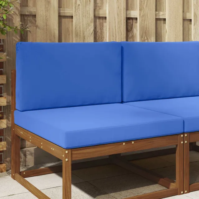 vidaXL Buiten bankkussen Stof Koninklijk Blauw 80 x 80 cm Marineblauw