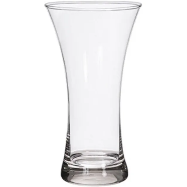 Alessandro bloemenvaas Venecia - transparant helder glas - H20 cm - conische vorm