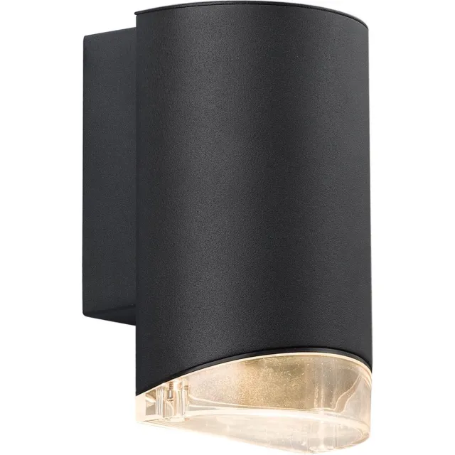 Nordlux Arn Wandlamp Buiten - GU10 - IP44 - Zwart grijs
