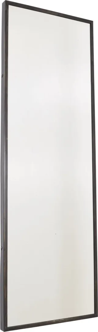 LOFT42 Industry Rectangle Spiegel - Metaal - antiek - 120x40x4 bruin