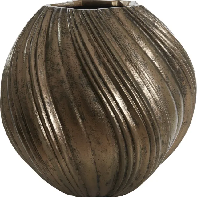 Light & Living Vaas Yatung 60cm - Antiek Brons