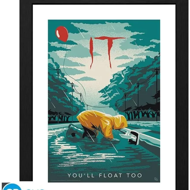GB eye IT - Collector Print 30X40 - Georgie You'll float too - Art Print - Kader Meerkleurig
