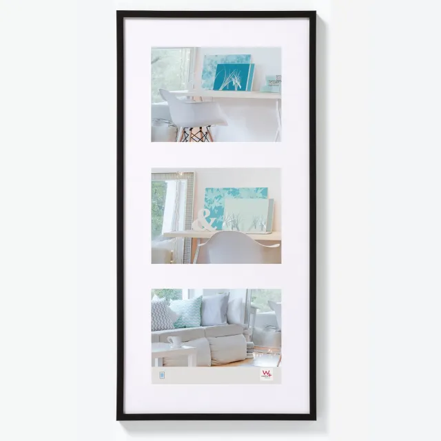 Walther New Lifestyle - Kunststof galerij - Fotoformaat 3x13x18 cm - Zwart