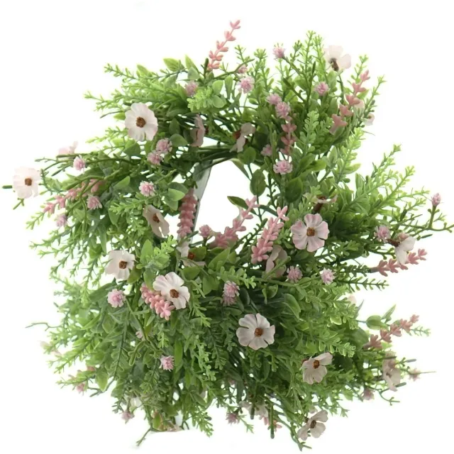 Deko Florale Sperling Deko Florale bloemenkrans roze Ø 24 cm