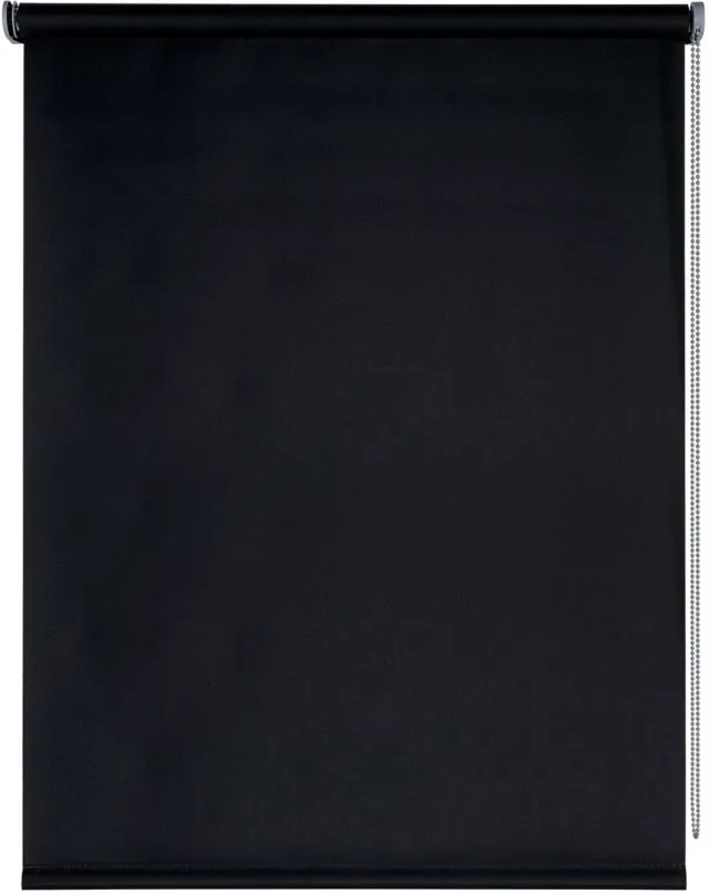 Storesdeco Opaco Moon rolgordijn, Blackout rolgordijn Zwart, 140x250 cm