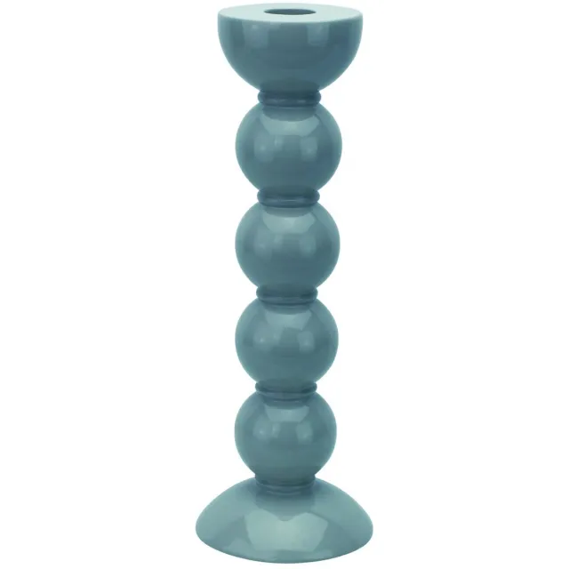 Addison Ross Kandelaar Bobbin Chambray 24cm - Kandelaren blauw