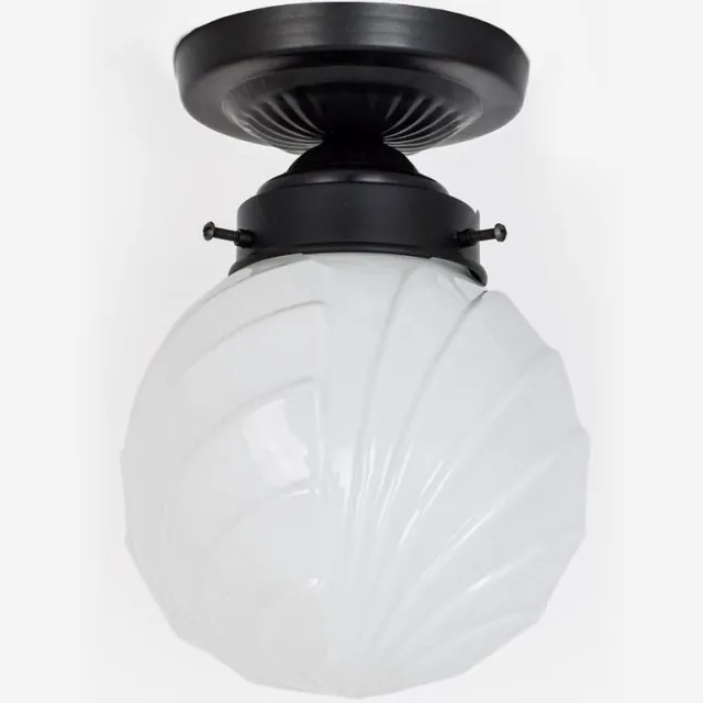 Coloured by Art Plafonnière Swingbulb Moonlight - Art Deco Trade Zwart