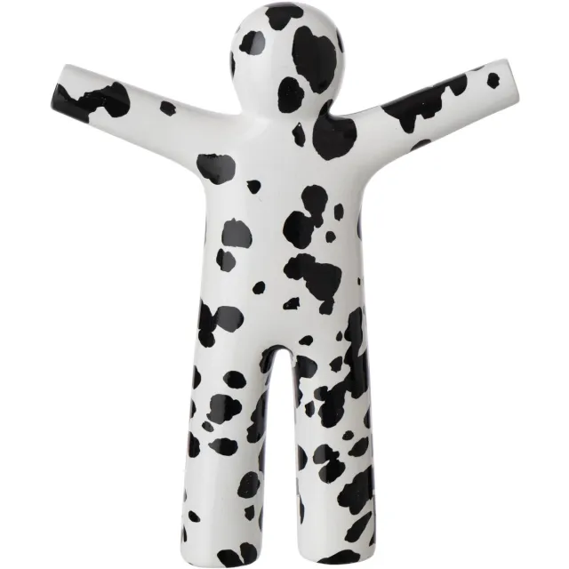 J-Line P’tit Maurice dalmatiër - polyresin - wit/zwart - small