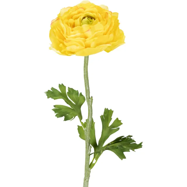 Viana Kunstmatige ranunculus als enkele bloem voor elegante en onderhoudsvri Geel