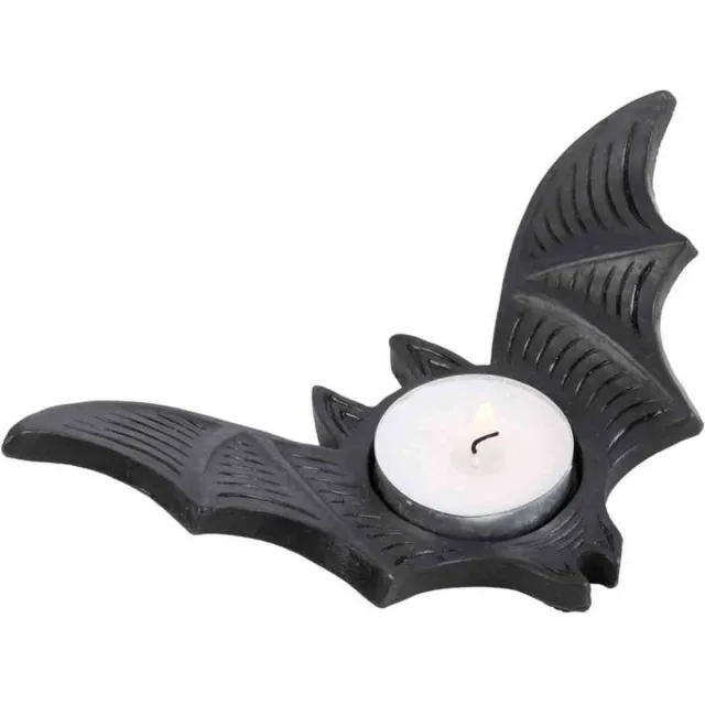 Something Different Bat Theelichthouder - Zwart
