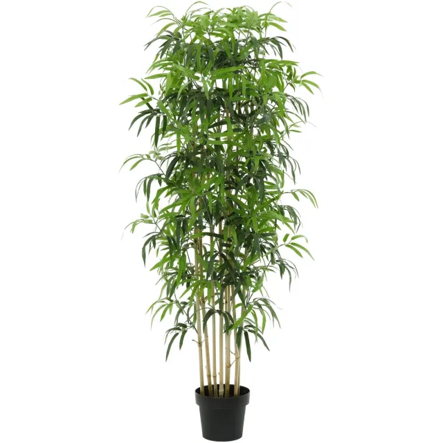 Florafy Kunstplant Bamboe 150cm - Kunstplanten voor binnen - Onderhoudsvrij Groen