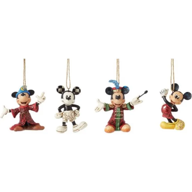 Disney Traditions - Mickey Mouse Ornament (set van 4) multi