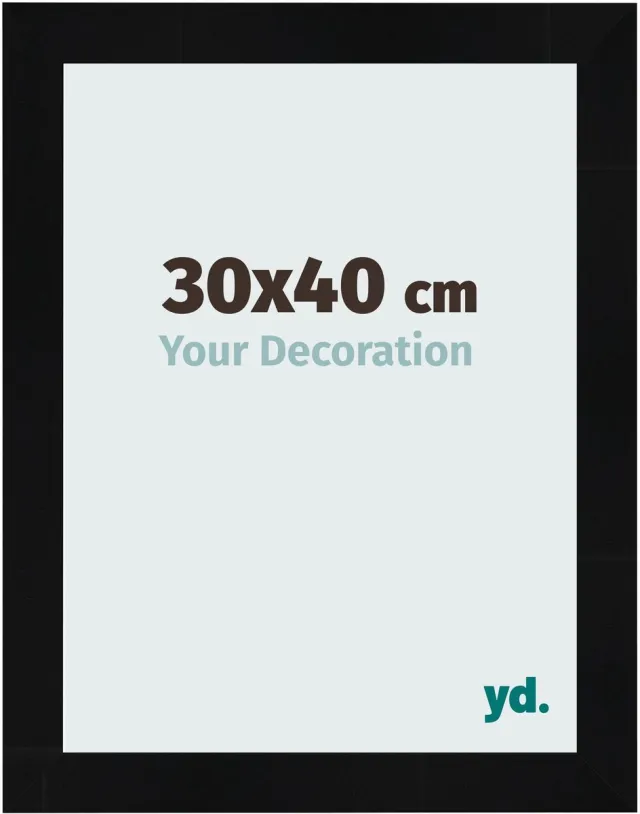yd. Your Decoration - Fotolijst 30x40 cm - MDF - Zwart Hoogglans - Pisa