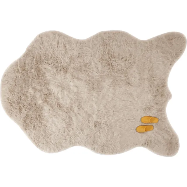 Tiseco Vloerkleed Schapenvacht naturel 180 x 270 cm NATURAL