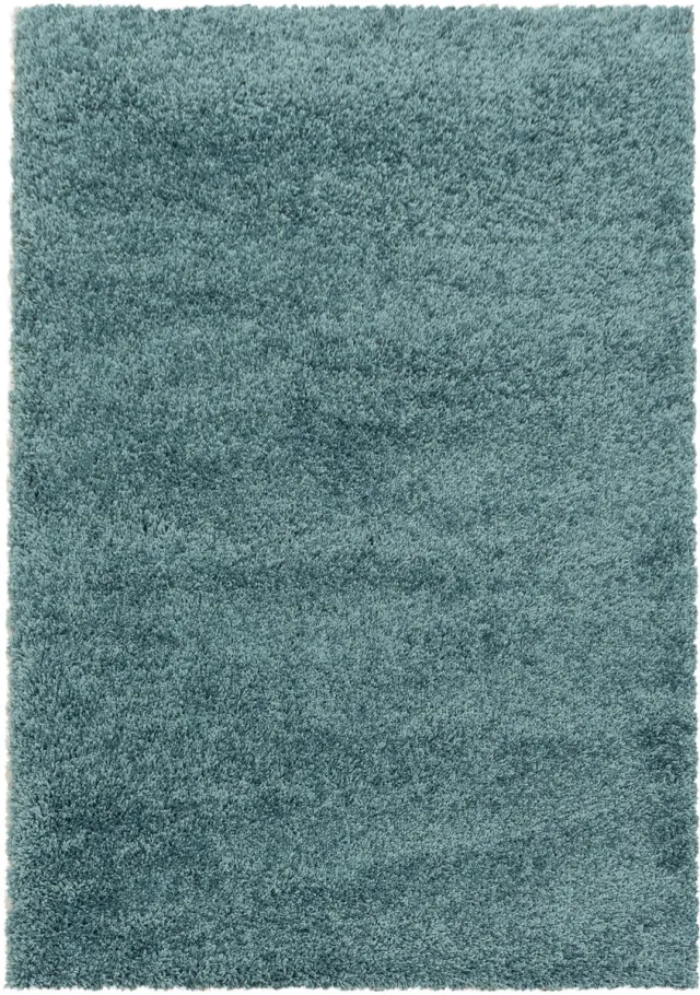 Muratap Monaco Soft Shaggy Hoogpolig Vloerkleed Blauw / Turquoise- 100X200 CM