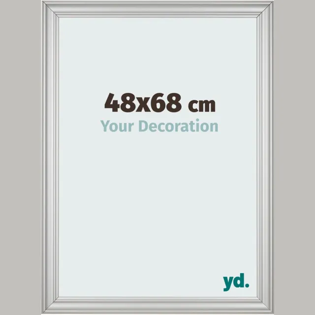 yd. Your Decoration - Fotolijst 48x68 cm - MDF - Zilver Mat - Lazio