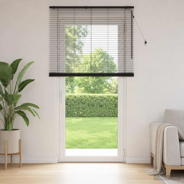 vidaXL Venetiaanse jaloezie Donkerbruin 150 x 250 cm 35 mm