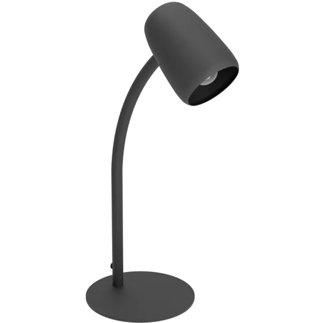 EGLO Carlo Tafellamp - Bureaulamp - E14 - 46 cm - Zwart - Kantelbaar Zwart;