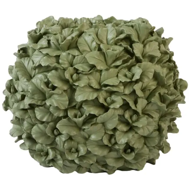 Light & Living Vaas Velina - Groen - 33.5x19x28.5cm - Kunststof - Modern - Bloemenvaas - Woondecoratie - Decoratieve vaas voor woonkamer of slaapkamer