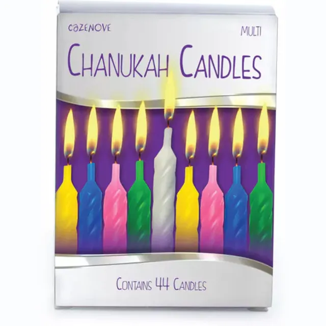 Cazenove Candles Chanukah Assorted Colours 10cm Assorted Colors