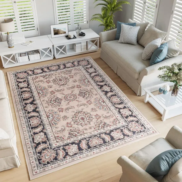 Tapiso Colorado Vloerkleed Beige Gebloemd Woonkamer Tapijt Creme7