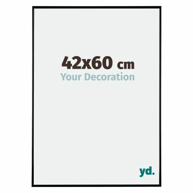 yd. Your Decoration - Fotolijst 42x60 cm - Kunststof - Zwart Hoogglans - Evry
