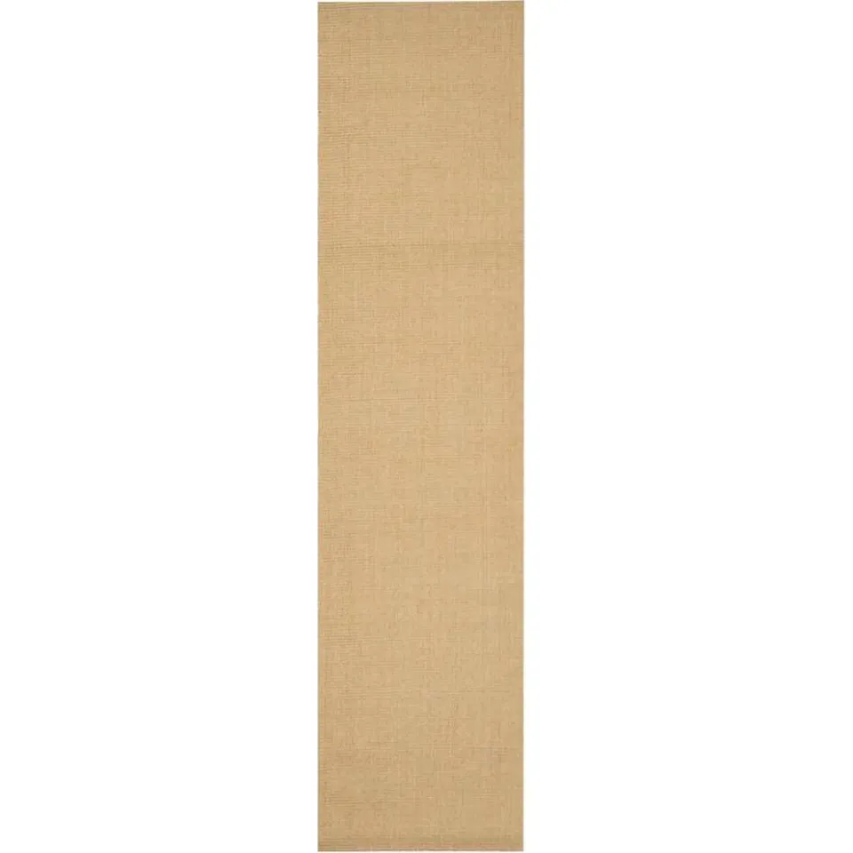 vidaXL Vloerkleed 80x350 cm natuurlijk sisal Bruin