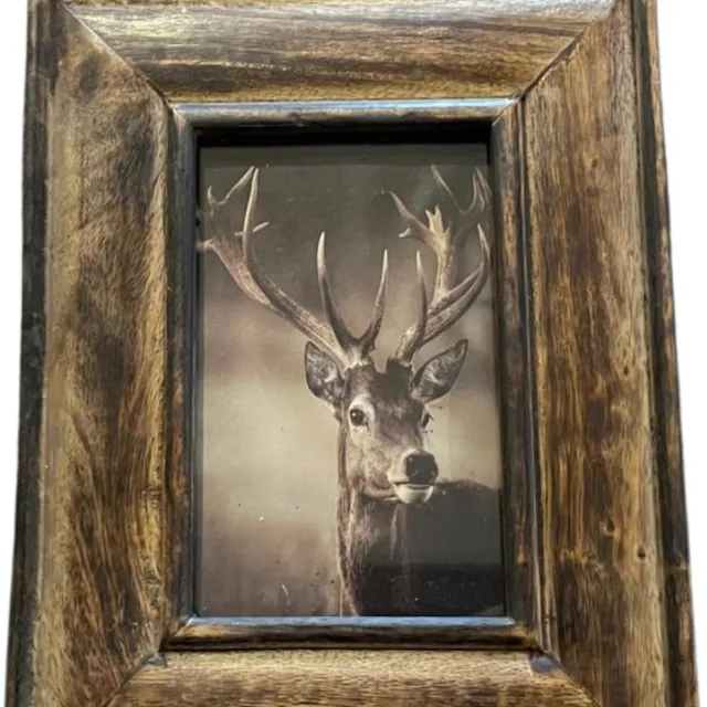 Home Sweet Home Fotolijst bruin hert rendier maat M 22 x 17 cm | 125004 | Home Sweet Home | Stoer & Sober Landelijke Woonstijl