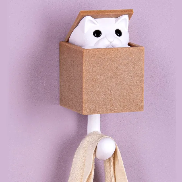Qualy Kitt-A-Boo Wandhaak - Bruin van Qualy Bruin,Zwart