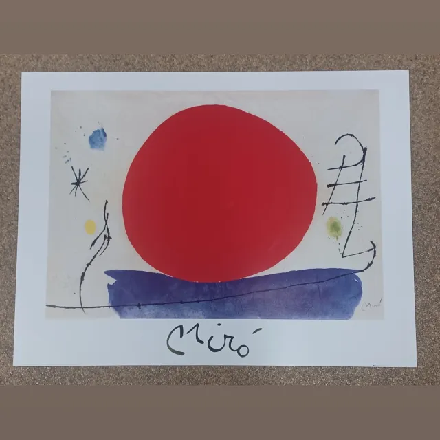 Verkerke poster Verkerke Miró - Senza titolo 80 x 60 diverse kleuren