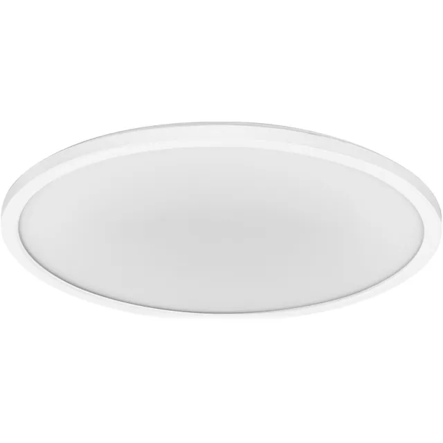 Osram ORBIS Ultra Slim plafondlamp 400mm, wit, 22W, 2720lm, homogeen, warm wit licht (3000K) + achtergrondverlichting, drietraps dimmen via wandschakelaar, ultraslank, IP20 bescherming