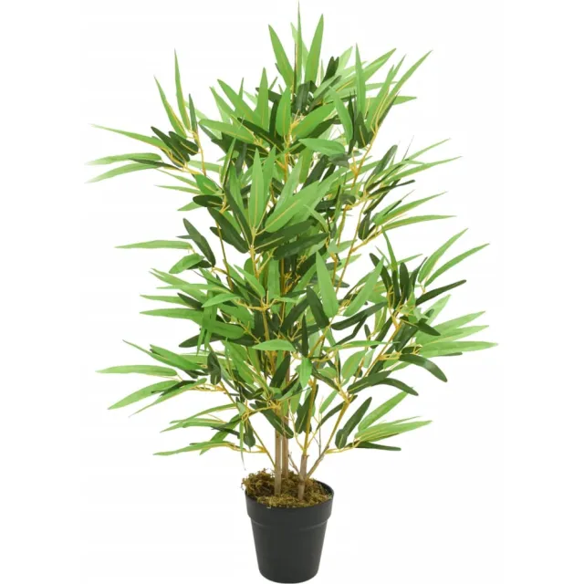 vidaXL Kunstplant bamboe 368 bladeren 80 cm groen