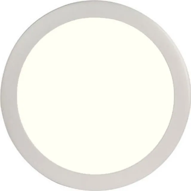 Horoz Electric LED Paneel Slim - Ø30 Natuurlijk Wit 4200K - 24W Inbouw Rond - Mat Wit - Flikkervrij