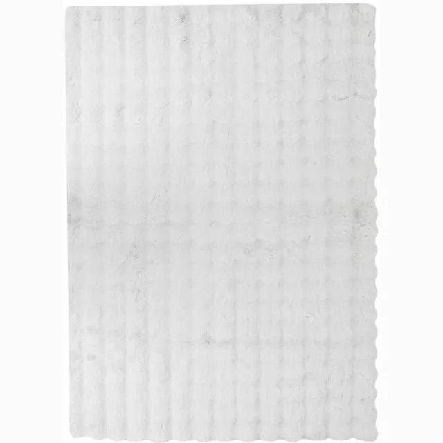 Atmosphera Créateur d'intérieur® ZEPHY-tapijt in imitatiebont Blanc